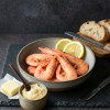 Portion de crevettes